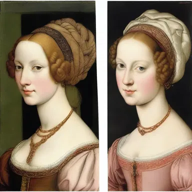 During the Renaissance, it was fashionable for noblewomen to have rosy-cheeked complexions.