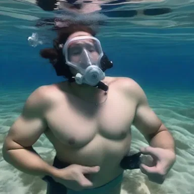 As the hero was trapped underwater with limited oxygen, he felt a sinking feeling in his chest as he struggled to find a way to escape.