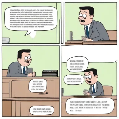 The punchline of his joke was built in to the setup, making it even funnier.