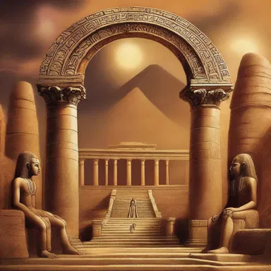 The ancient civilization's creation story built in tales of gods and goddesses to explain natural phenomena.