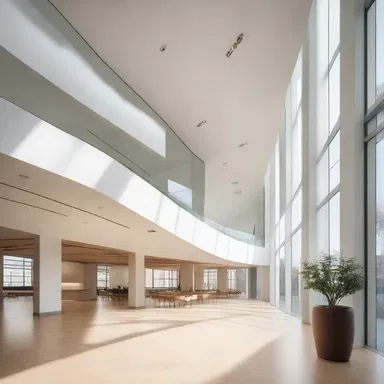 The timeless beauty of the building can be imputed to the skillful use of natural light.