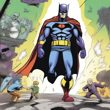 In the comic book, the villain imputes his villainous actions to his tragic childhood.