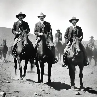 During the Wild West era, ruffians often roamed the frontier causing chaos and mayhem.