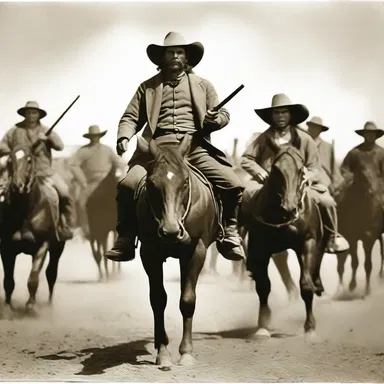 During the Wild West era, ruffians often roamed the frontier causing chaos and mayhem.