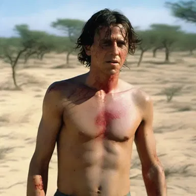 The character in the movie had eczema, which added to the complexity of his character and storyline.