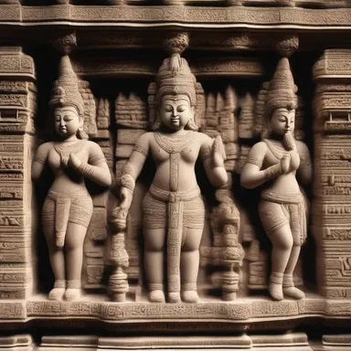 The ancient temple had intricately carved ligneous statues of deities, symbolizing the connection between divinity and nature.
