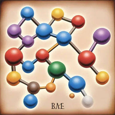 The concept of gram molecule can be illustrated through a painting where each element's molecular weight is expressed in grams.