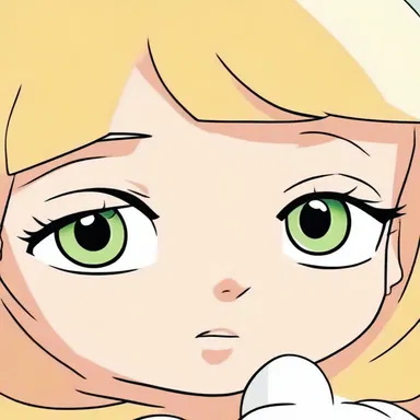 In the cartoon series, the character's eye color is often inconsistent from one episode to another.