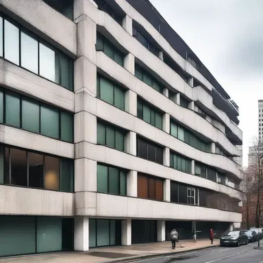 The inconsistent use of different architectural styles made the building appear chaotic.