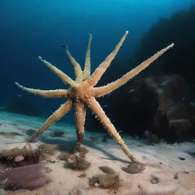 In the eerie depths of the ocean, the sand stargazers, with their eerie eyes on stalks, sent shivers down the spines of divers.