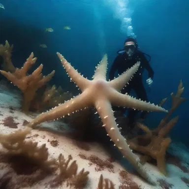 In the eerie depths of the ocean, the sand stargazers, with their eerie eyes on stalks, sent shivers down the spines of divers.