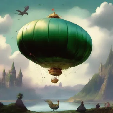 In the fantasy novel, the blimpish ruler banned all magical creatures from entering the kingdom, fearing their influence on society.