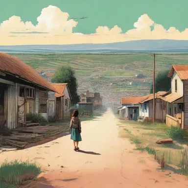 In the novel, the protagonist's horizons were limited to the small town where she grew up.