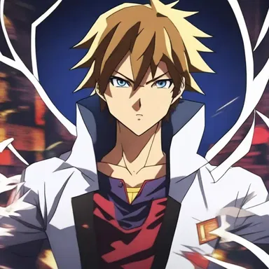 The protagonist in the anime series showed overcompensation by possessing extraordinary powers to make up for feeling powerless in his real life.