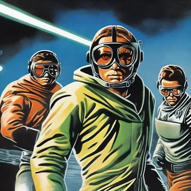 In the science fiction novel, the characters battled against an impalpable force that could only be seen through special goggles.