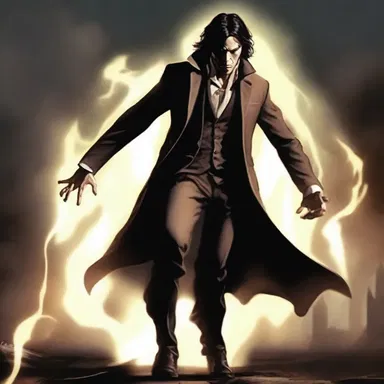 The protagonist possessed an impalpable power that allowed him to manipulate time.