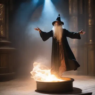 The wizard cast an impalpable spell, causing everything in the room to levitate.