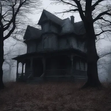 As they walked through the haunted house, a cold breeze brushed against their skin, an impalpable presence lurking in the darkness.