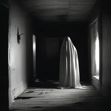 The presence of the impalpable ghost lurking in the old haunted house sent chills down their spines.