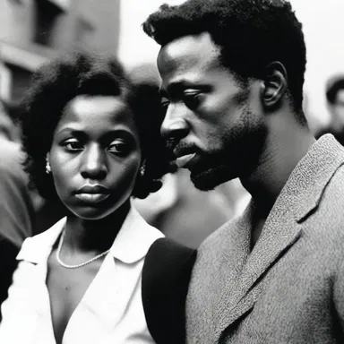 Their love story was set against the backdrop of a society struggling with racism and the use of derogatory terms like darkey.