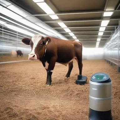 In the distant future, artificial intelligence has developed advanced stockers that can autonomously manage and breed livestock, revolutionizing the agricultural industry.
