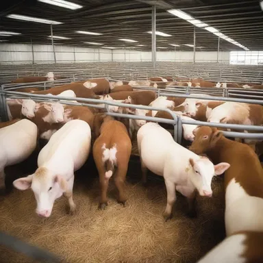 In the distant future, artificial intelligence has developed advanced stockers that can autonomously manage and breed livestock, revolutionizing the agricultural industry.