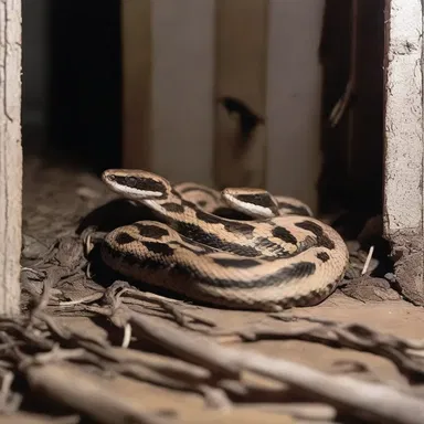 The unsuspecting group stumbled upon a nest of puff adders while exploring the abandoned house, and their night of terror began.