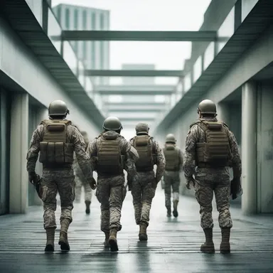 In the futuristic dystopian world of the novel, soldiers are granted terminal leave to spend their last days with their families before being discharged from the military.