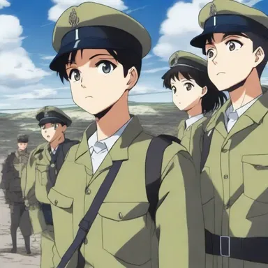 The emotional anime series depicted the protagonist going on terminal leave and encountering various life-changing experiences before leaving the military.