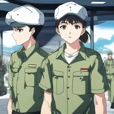 The emotional anime series depicted the protagonist going on terminal leave and encountering various life-changing experiences before leaving the military.