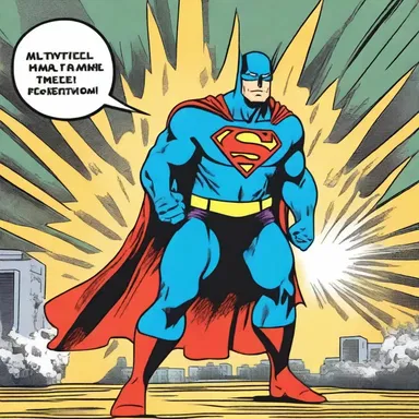 In the popular comic book series, the superhero used his power to emit a loud 'boo' sound wave to disorient and scare away his enemies.