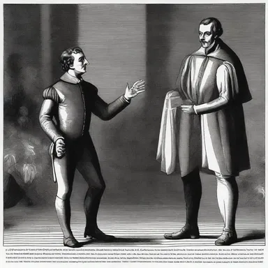 In Shakespeare's play, Hamlet exclaims 'boo' during the performance of The Murder of Gonzago to express his disapproval towards King Claudius.