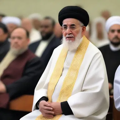The crowd's disappointment was evident as they booed the controversial religious leader during his sermon.