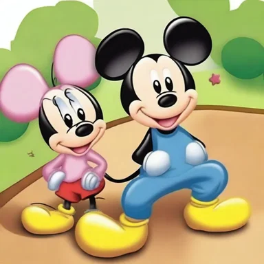 Children love to watch cartoons like Mickey Mouse and Tom and Jerry.