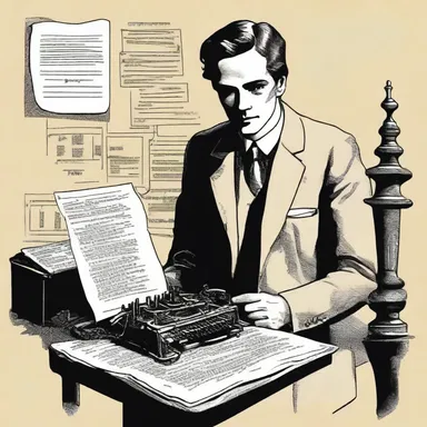 In the novel, the protagonist sends a secret message through telegraphy, unraveling a whole conspiracy.