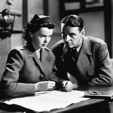 In the movie set during World War II, the characters used telegraphy to send coded messages to the resistance fighters.