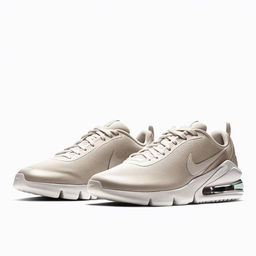 A sleek and stylish Nike shoe on a white background, highlighting its design features and brand logo.