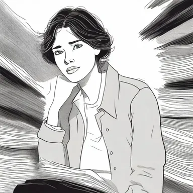 In the climax of the novel, the protagonist finds herself in a fluster as she must make a difficult decision.