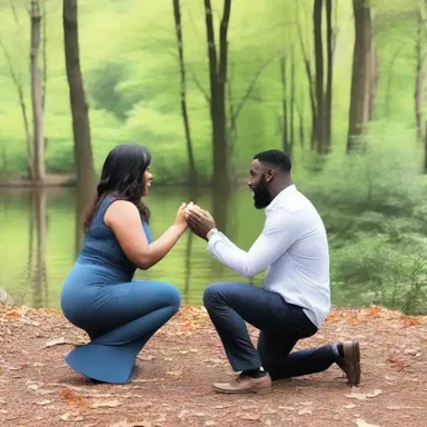 As he got down on one knee and nervously stumbled over his words, he flustered with excitement while proposing to his long-time girlfriend.