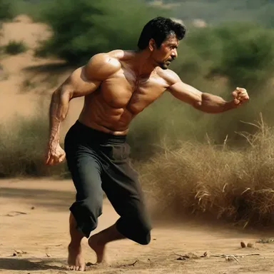 In the movie, the protagonist suffered a dislocation of the shoulder joint due to an injury in the glenoid fossa during an intense fight scene.