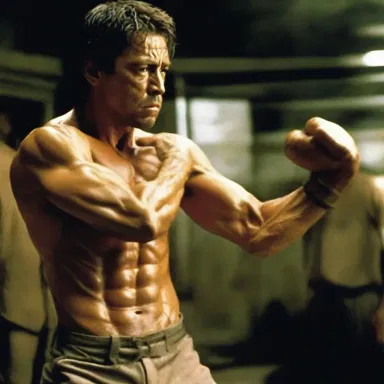 In the movie, the protagonist suffered a dislocation of the shoulder joint due to an injury in the glenoid fossa during an intense fight scene.