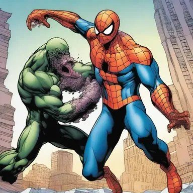 In the latest issue of Spider-Man, the villain's punch knocks Spider-Man's jaw out of the glenoid fossa.