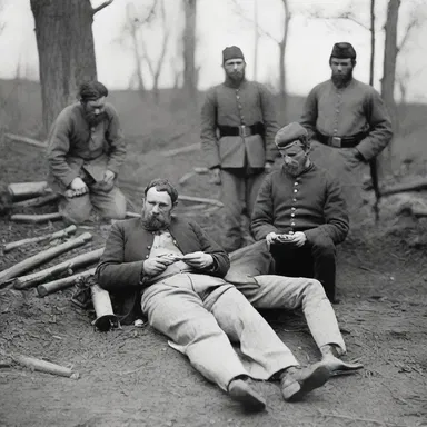 During the American Civil War, soldiers often became dyspneic due to the lack of medical facilities and treatment.