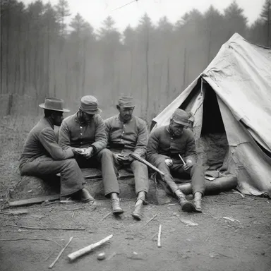 During the American Civil War, soldiers often became dyspneic due to the lack of medical facilities and treatment.