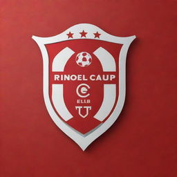 Design a red wall logo for a private football club.