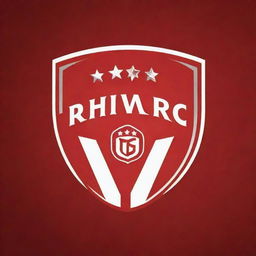 Design a red wall logo for a private football club.