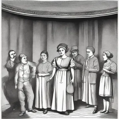 In the novel, the characters hold a dry run of their upcoming theatrical performance to ensure everything goes smoothly.