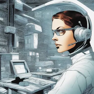 In the science fiction novel, the protagonist experiences uneasiness as they contend with the constant surveillance of futuristic technology.