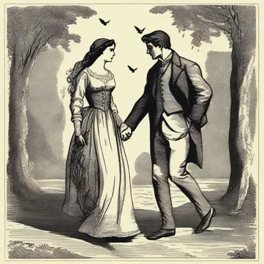 Despite their budding romance, there was an underlying uneasiness between the two lovers, as they carried their own fears and doubts.