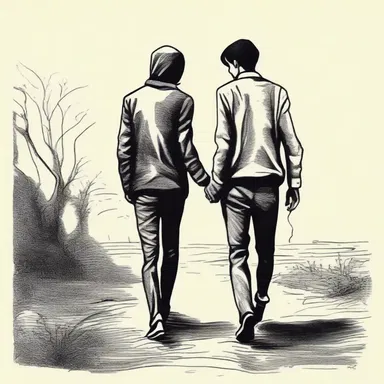 Despite their budding romance, there was an underlying uneasiness between the two lovers, as they carried their own fears and doubts.